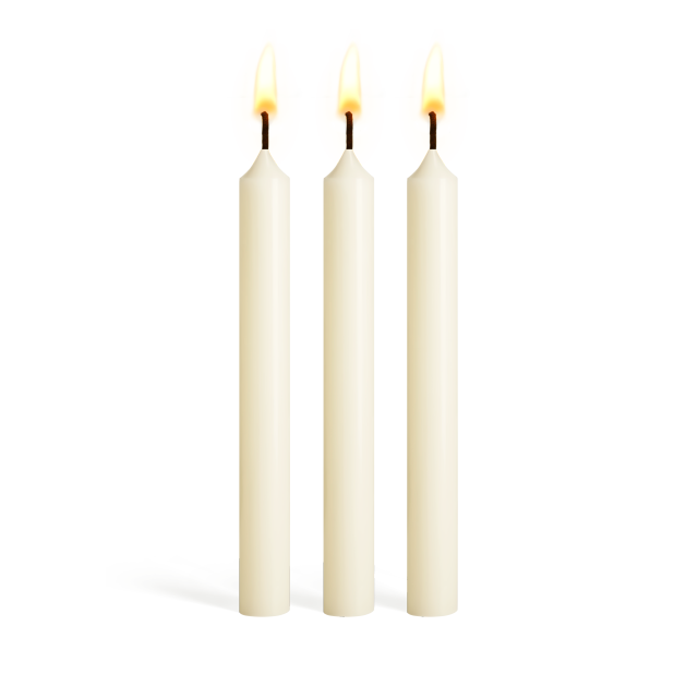 Mon beau Sapin Trio of Scented Dinner Candles