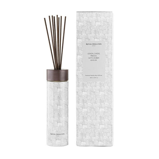 Lemon, Cassis, Freesia with Amber & Musk Reed Diffuser