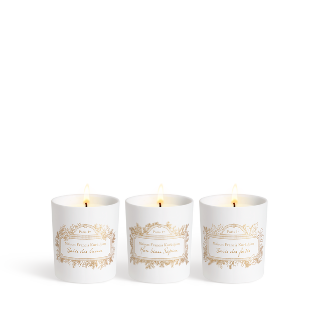 Trio of scented candles - Limited edition