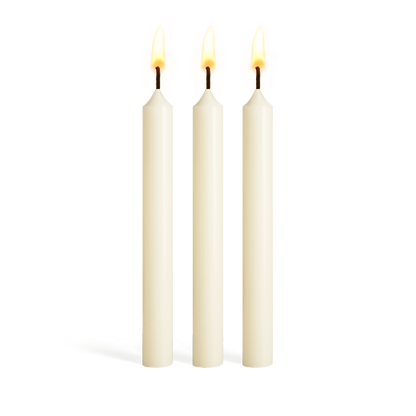 Mon beau Sapin Trio of Scented Dinner Candles